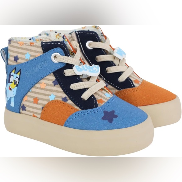 BLUEY Toddler Kids Hightop Sneakers Sz 7✨ - Picture 1 of 14
